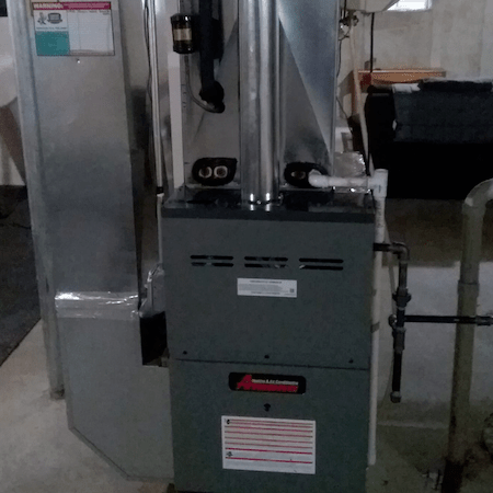 Amana Furnace Install in Plainfield